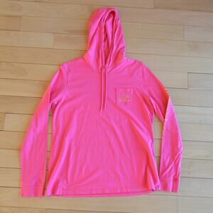 Vineyard Vines Hoodie Sweatshirt Hot Pink Size Medium